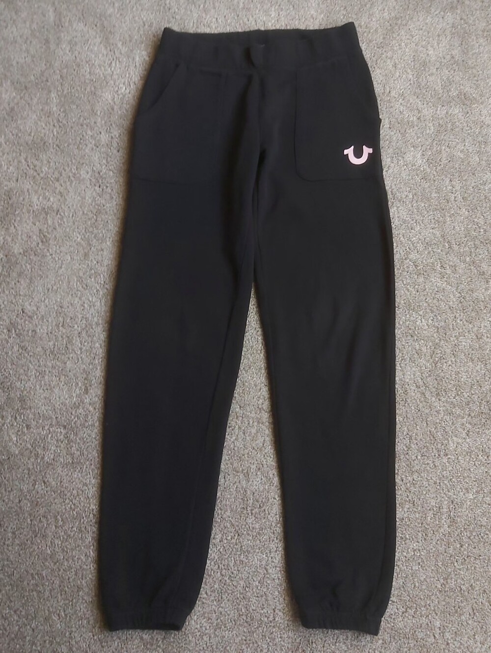 True Religion Black Sweatpants Joggers